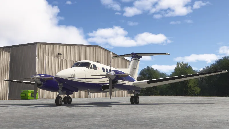 Carenado King Air 200/B200 - N187MR (with Dynamic Registration) for Microsoft Flight Simulator 2024